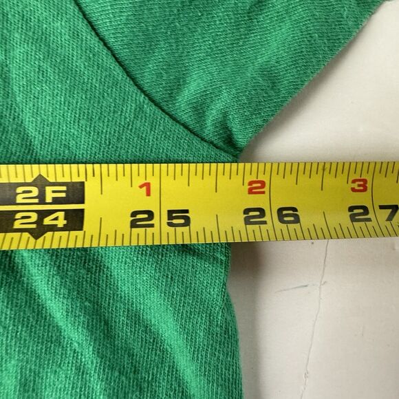 Christmas Shirt Size 2XL Green Nice Until Proven Naughty Crew Neck Pullover - Picture 5 of 10